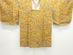 未使用品　蝶に花鳥模様道行コート